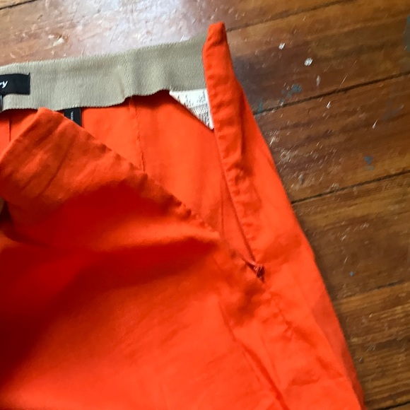 Theory Clean High Rise Wide Leg Pants in Fire Opal - Picture 6 of 8